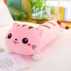 Gối ôm hình mèo đầu to, má hồng size 80cm