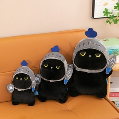 Mèo bông hiệp sĩ màu đen