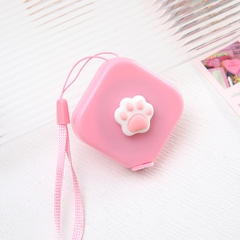 Thước dây mini hình mèo màu hồng