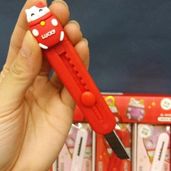 Dao rọc giấy hình mèo thần tài