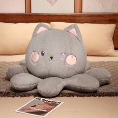 Mèo bông bạch tuộc xám size 55cm