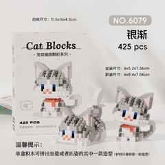 Lego mèo nhiều mẫu lắp được 2 kiểu
