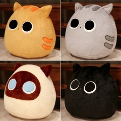 Mèo bông gối bánh bao 30cm