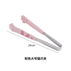 Kẹp gắp thức ăn, bánh hoạ tiết chân mè