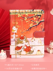 Sổ da PU mèo hoàng cung (8 mẫu)