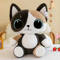 Mèo bông xám đen size 30cm