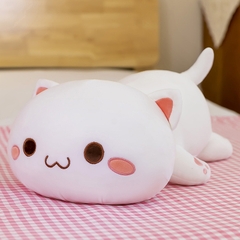 Mèo bông xám trắng size 35cm