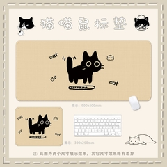 Lót chuột mèo đen size 30x25cm (8 mẫu)