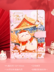 Sổ da PU mèo hoàng cung (8 mẫu)