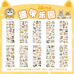 Bộ Sticker mèo (10 tấm nhỏ)