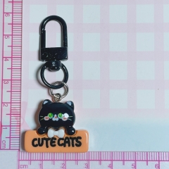 Móc khóa mini mèo đen đáng yêu