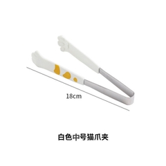 Kẹp gắp thức ăn, bánh hoạ tiết chân mè