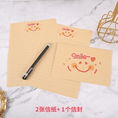 Phong bì kèm giấy craft viết thư đơn giản đáng yêu