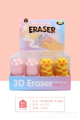 Tẩy bút chì 3D hình chân mèo
