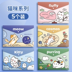 Túi đựng tài liệu hình mèo 5 mẫu