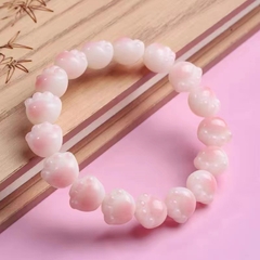 Vòng tay đá hạt tạo hình chân mèo loại đặc biệt