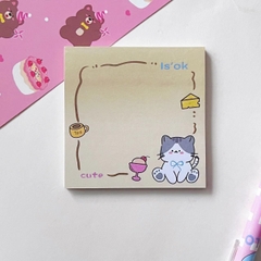 Giấy note mèo bicolor đáng yêu