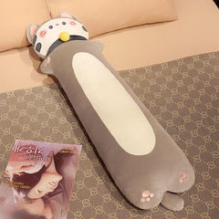 Gối ôm hình mèo màu xám 70cm