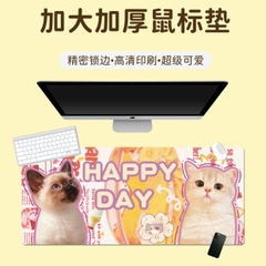 Lót chuột hình mèo thật đáng yêu size 30cm*25cm
