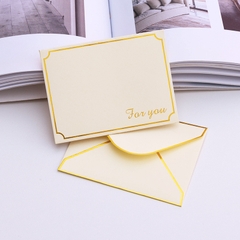 Thiệp mừng phong cách tối giản for you