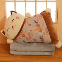 Mèo bông mặc áo hoa 55cm