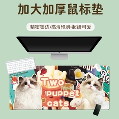 Lót chuột hình mèo thật đáng yêu size 30cm*25cm