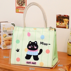 Túi đựng cơm mèo đen