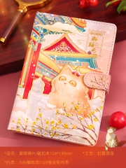 Sổ da PU mèo hoàng cung (8 mẫu)