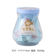 Lọ blind box mèo xanh dương (8 gói/ lọ)