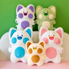 Mèo bông 40cm má tròn