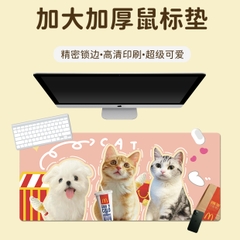 Lót chuột hình mèo thật đáng yêu size 30cm*25cm