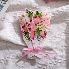 Thiệp mừng hoa cắt 3D