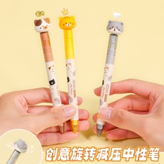 Bút gel hình mèo có thể quay đầu 8090