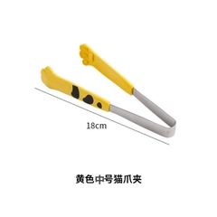 Kẹp gắp thức ăn, bánh hoạ tiết chân mè