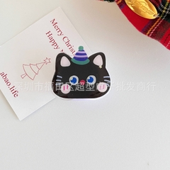 Pop dán điện thoại hình mèo đen