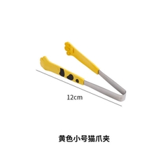 Kẹp gắp thức ăn, bánh hoạ tiết chân mè