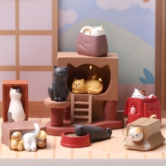 Bộ blind box mèo sinh hoạt hàng ngày (6h)