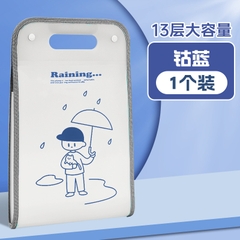 Túi đựng tài liệu A4 nhiều ngăn dạng đứng cô gái và chàng trai