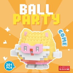 Bộ Lego hình mèo lùn 2 màu