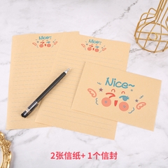 Phong bì kèm giấy craft viết thư đơn giản đáng yêu
