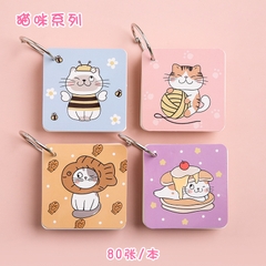 Sổ tay mini bỏ túi hình mèo