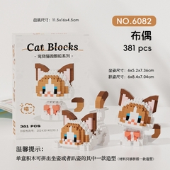 Lego mèo nhiều mẫu lắp được 2 kiểu