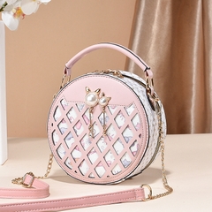 Túi tròn nhỏ kèm charm hình mèo