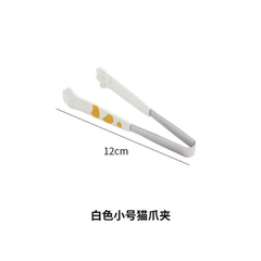 Kẹp gắp thức ăn, bánh hoạ tiết chân mè