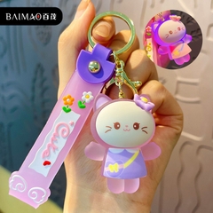 Móc khóa hình mèo có thể nháy đèn