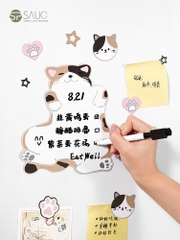 Bảng nam châm dán tủ lạnh có kèm bút