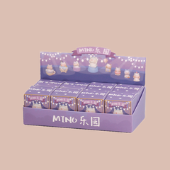 Bộ Blind Box Mèo Mino Paradise Màu Tím - Set gồm 8 hộp