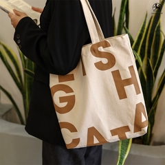 Túi tote túi vải canvas in hình mèo nhà Geisha Cat