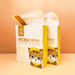 Vicen Cát vệ sinh mèo Geisha Cat Xài khử mùi tốt không bụi vón nhanh túi 6L/2.4kg