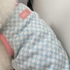 Áo ba lỗ kẻ caro cho thú cưng chó mèo dễ thương thoáng khí chất liệu đẹp